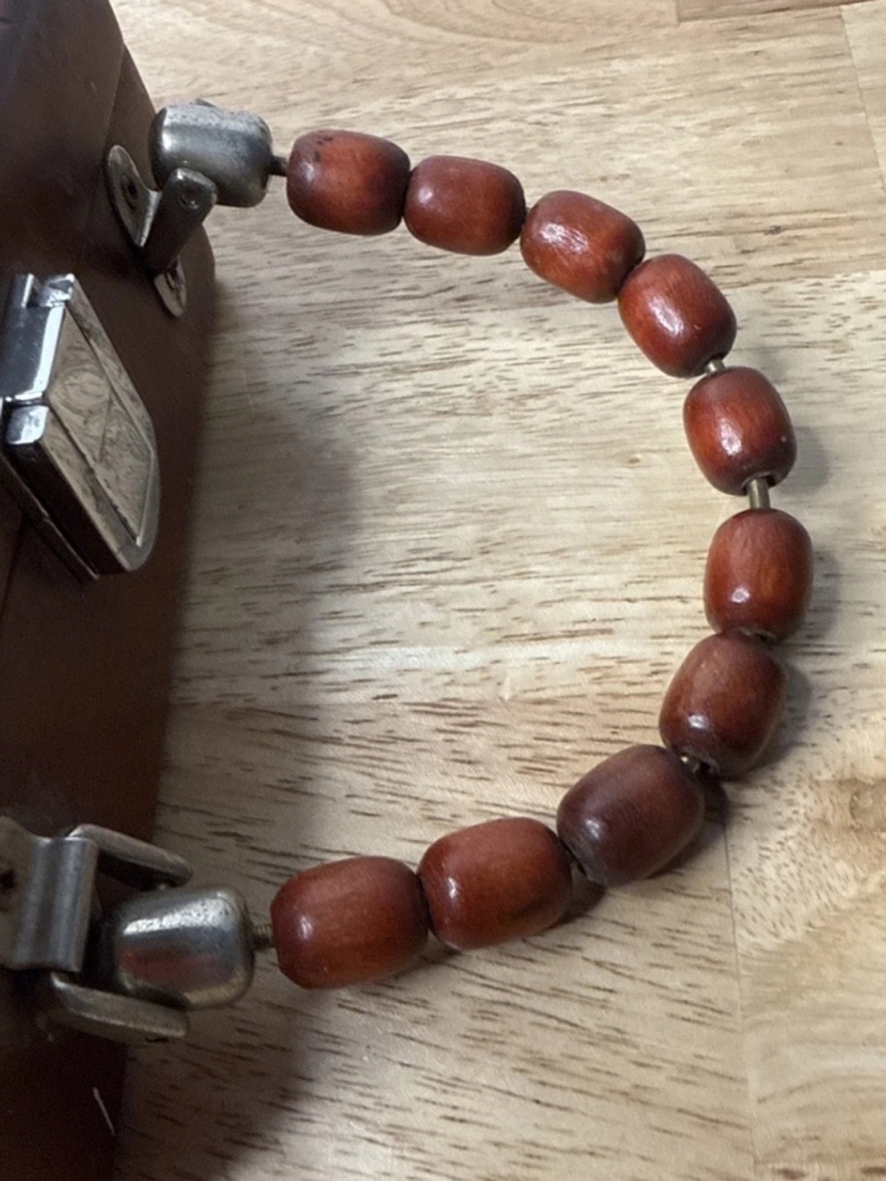 Vintage Marilyn Monroe Wood Box Purse | Chic Creations Beaded Handle NWT - Picture 10 of 10